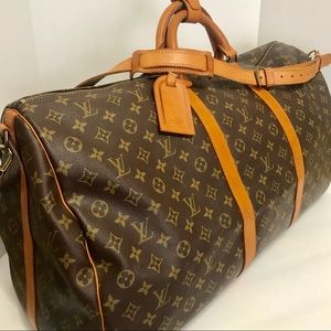 Authentic Louis Vuitton Keepall Bandouliere 60 Bag